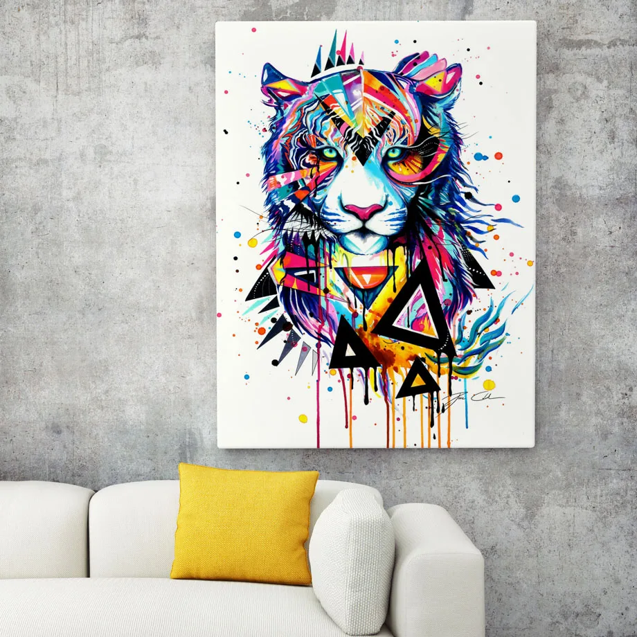 

Watercolor Lion Tortoise Gorilla Wolf Fox Animal Wall Art Canvas Painting Posters And Prints Wall Pictures Decor quadro cuadros