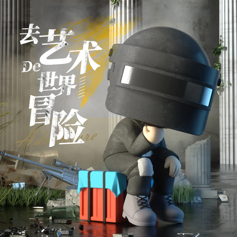 

PBUG Blind Box Toys Cool Game For Peace Anime Action Figure Random Surprise PVC Model Gift Decoration Birthday 9Pcs/Set