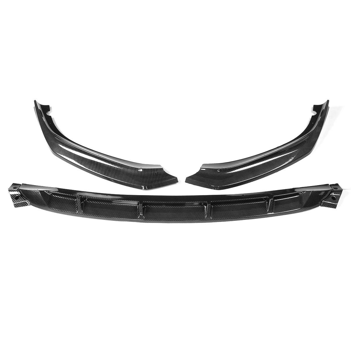 3Piece Car Front Bumper Lip Splitter Diffuser Body Kit Spoiler Guard Protection For BMW 5-Series G30 G31 G38 540i M Sport | Автомобили и