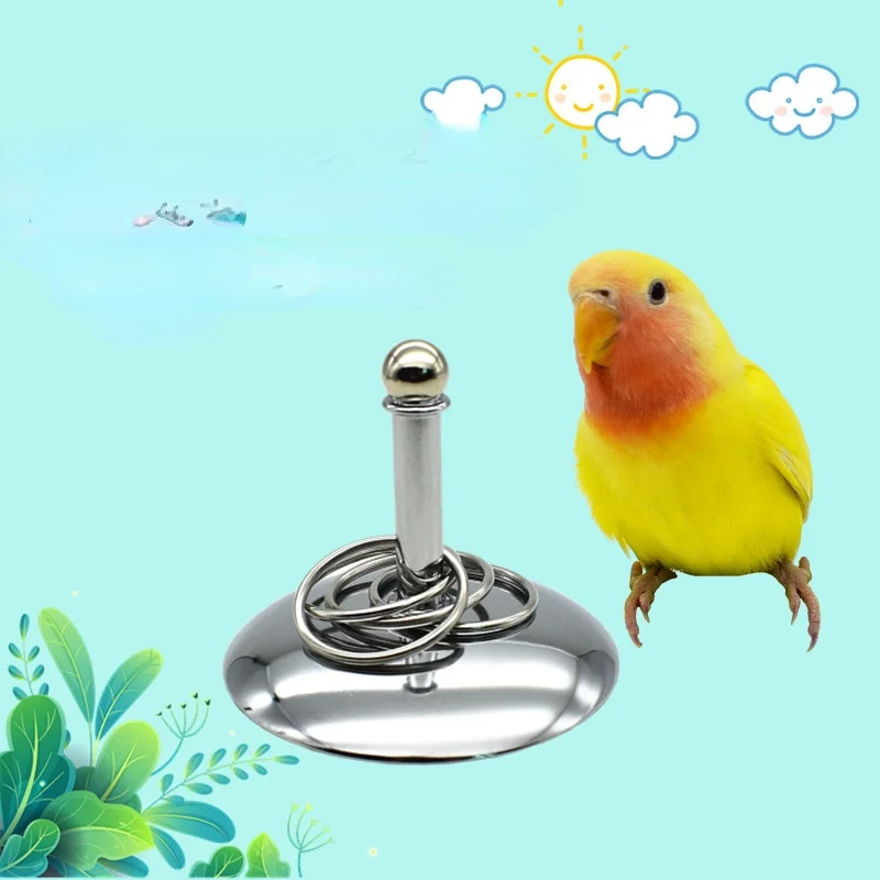 

Parrot Interactive Toy Training Supplies Tiger Peony Development Intelligence Xuanfeng Parrot Ring