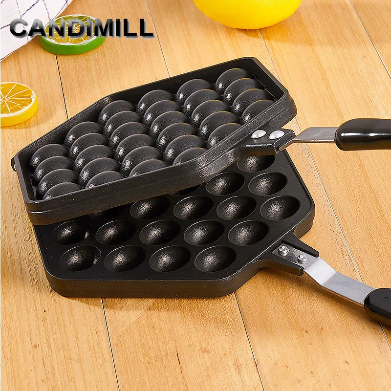 Beli Wajan Pembuat Wafel Gelembung Renyah Eggettes Cetakan Omelet Telur Wafel Kue Loyang Besi Bagian Muffin Piring Anti Lengket