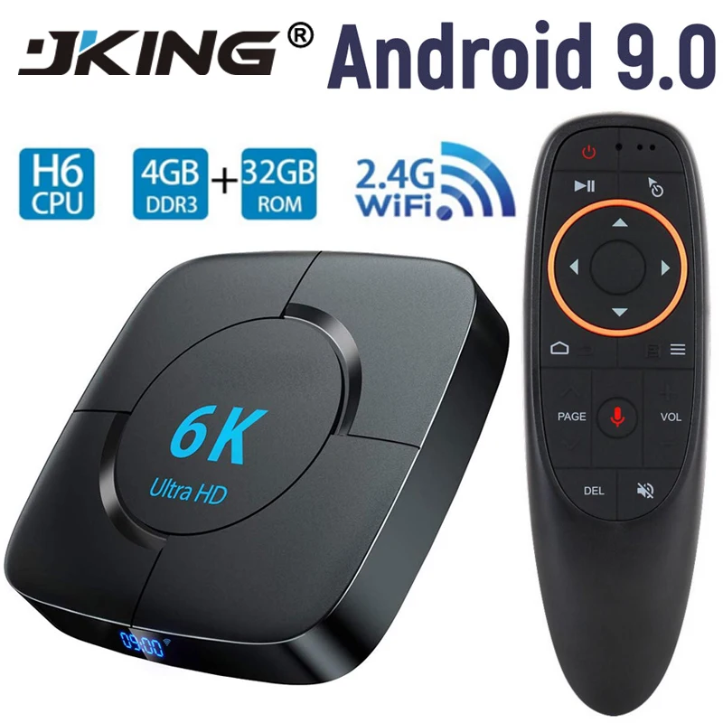 Android 9 0 4G 64G tv BOX 6K Youtube Google Assistant 3D видео ТВ приемник Флешка Box Play Store Smart Set top |