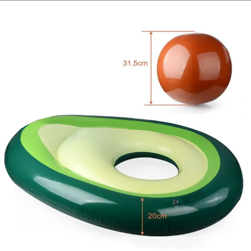 Плавающая игрушка Piscina Boia, праздничный поплавок с авокадо, кольцо для бассейна с единорогом, надувной гигантский круг для бассейна