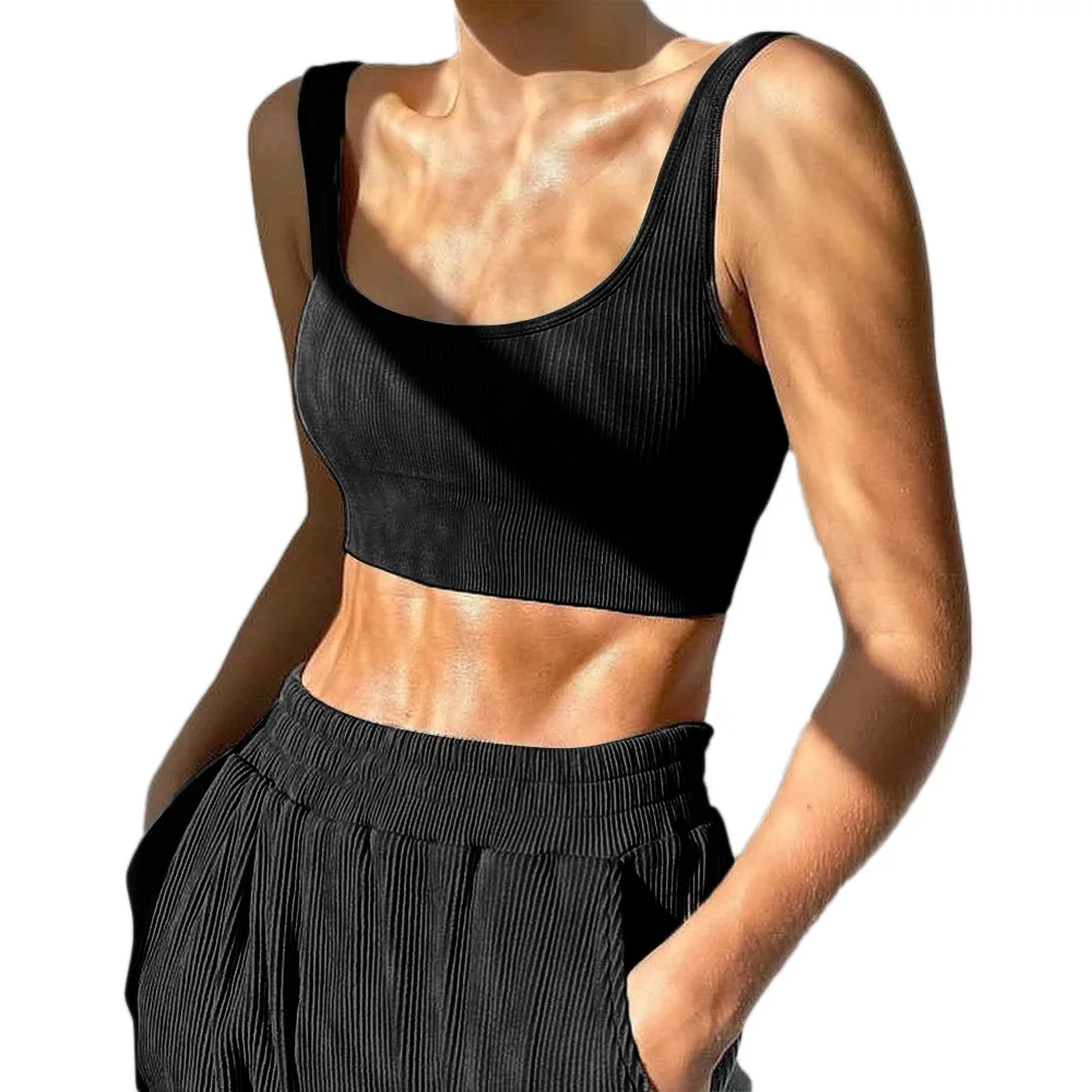 

2021 Women Casual Tracksuit Cotton Fashion Bra Pants Fitness 2 Piece Suit Autumn Winter GYM Sportwear Running Workout Yoga Set