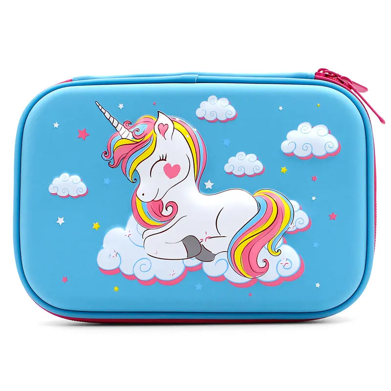 Креативные все новый дизайн бренда Единорог EVA рельефный Жесткий Чехол Футляр