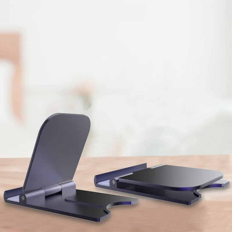 

Mobile Phone Holder Desktop Folding Stand For iPad Small Simple And Portable Universal Flat Bracket