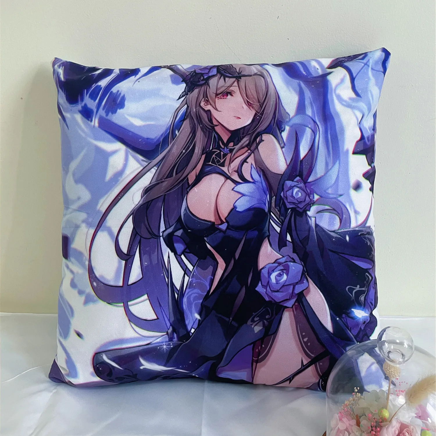 45x45 см наволочка для подушки Honkai Impact 3 обнимающая в стиле аниме игры подушка