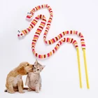 Игрушка Радужная змея котенок, креативная интерактивная игрушка, Интерактивная игрушка для питомцев, забавная палочка кошки, хорошее качество, быстрая доставка, аксессуары для домашних животных