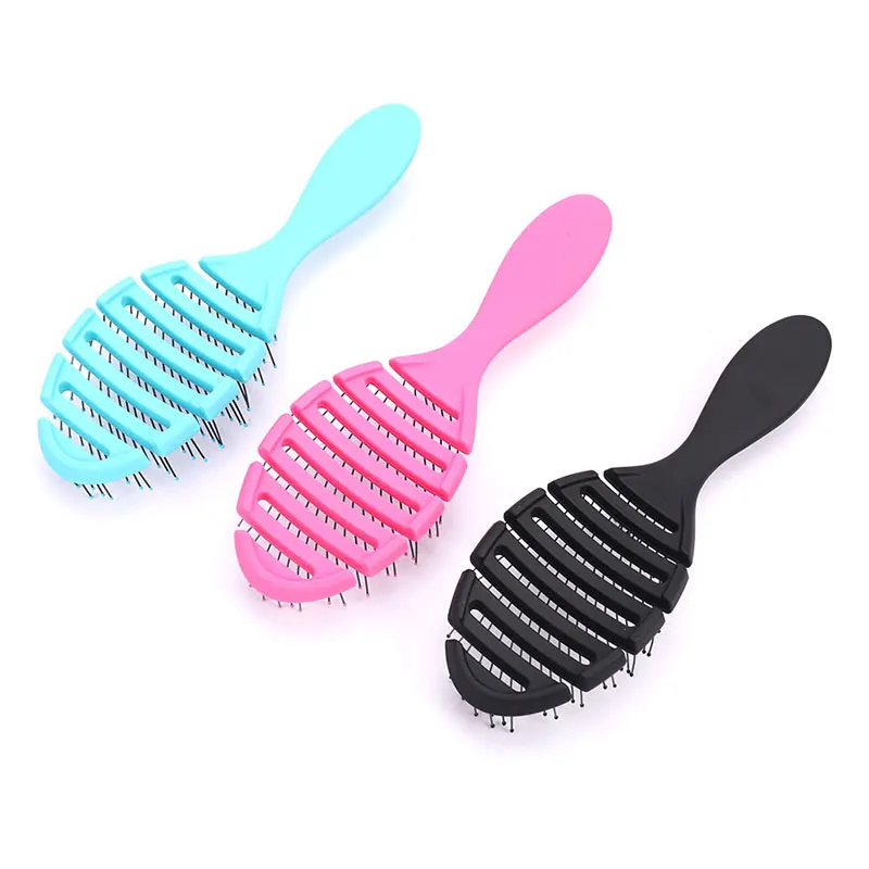 

Wholesale Magic Handle Comb Anti-static Massage Hair Brush Tangle Detangle Shower Massage Hairbrush Comb Salon Hair Styling Tool