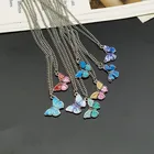 Новое модное летнее ожерелье с бабочкой, подарок для подруги, ювелирные изделия на шею, оптовая продажа, дропшиппинг, кулон, ожерелье, элегантные