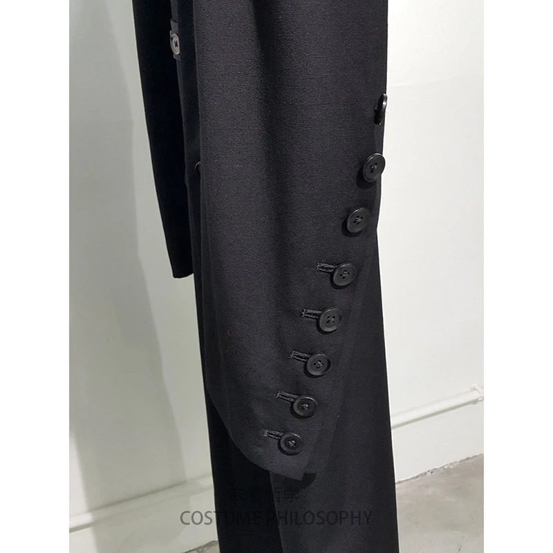 S ~ 6XL! Новая мужская одежда на заказ костюм Yamamoto для выступлений сцене двубортный