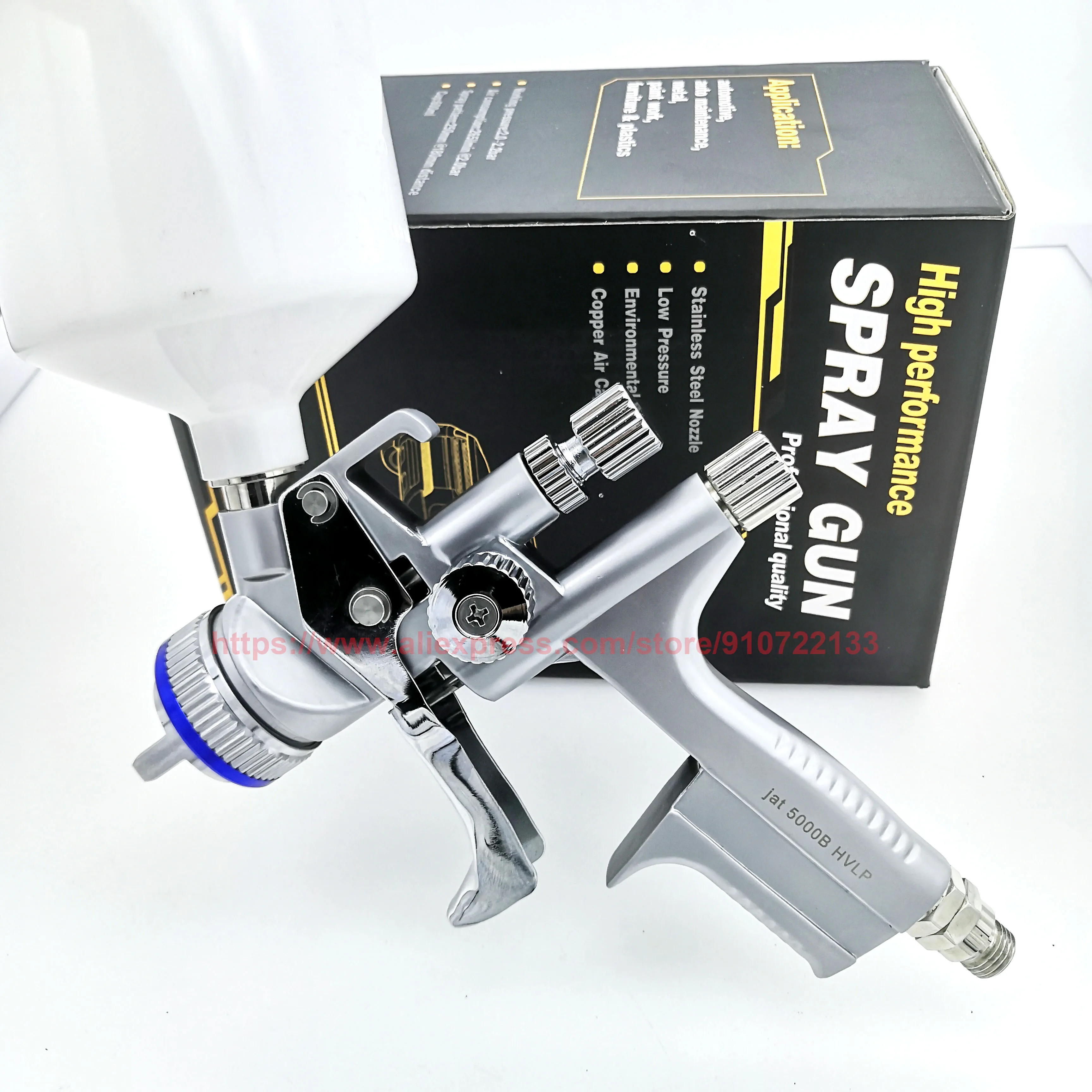 Высокоэффективный Краскораспылитель ограниченный выпуск 5000B HVLP/RPSpray Gun 1 3 | Отзывы и видеообзор