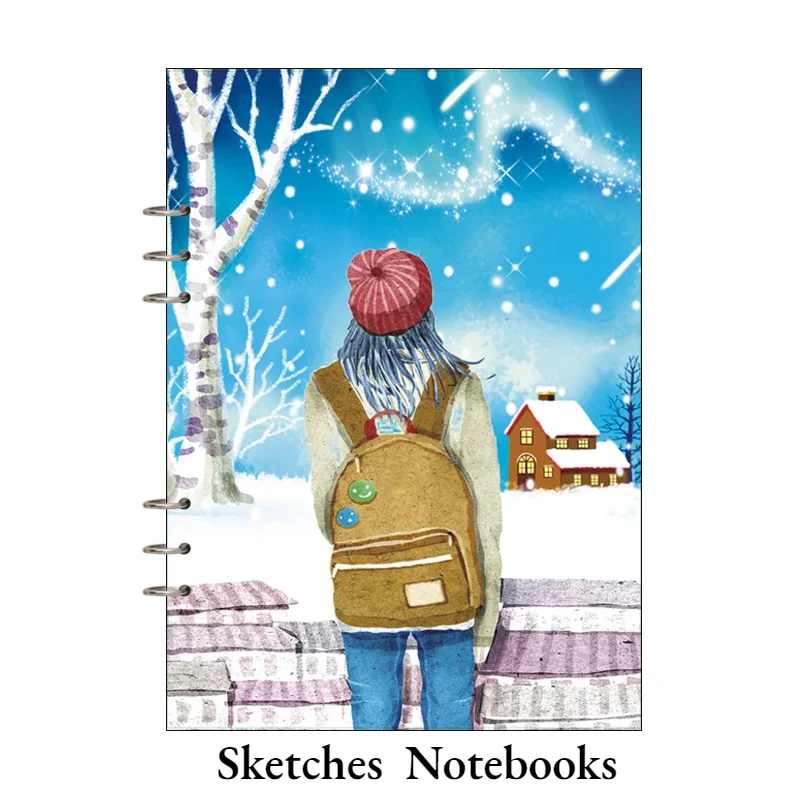

Sketches Notebooks for Drawing Pretty Office and Stationery Organizers Stationery Supplies for Girls Campus Notebook Lank Paper