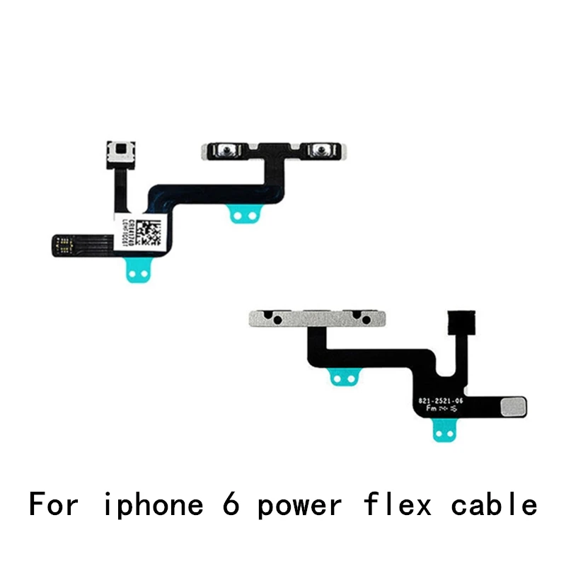 1 шт. Высокое качество кнопка включения питания гибкий кабель для iPhone 6 Кнопка