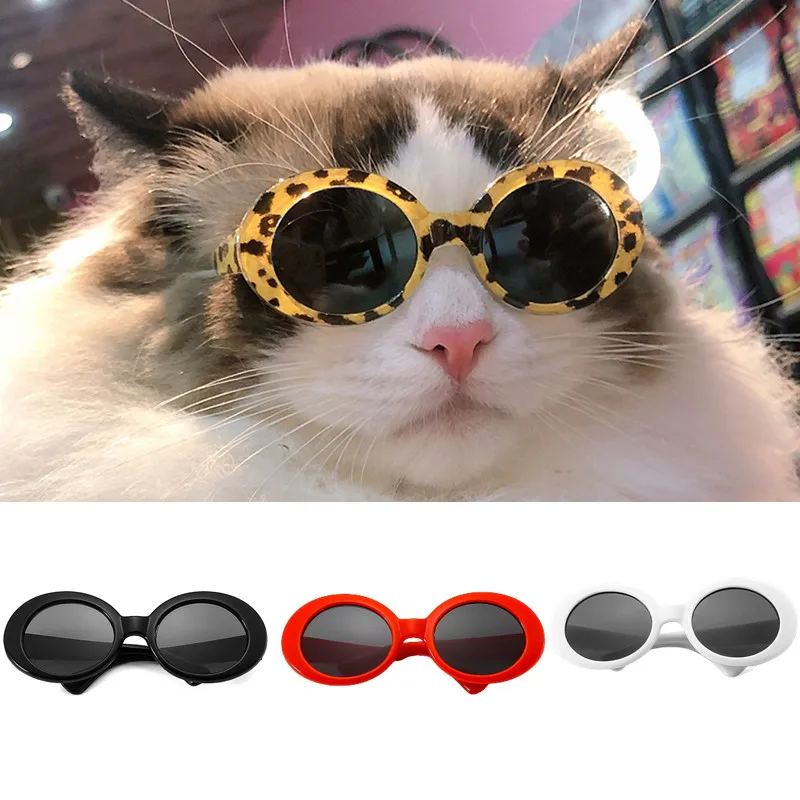 Кошачьи очки прохладно домашних животных маленький собачьи игрушка для