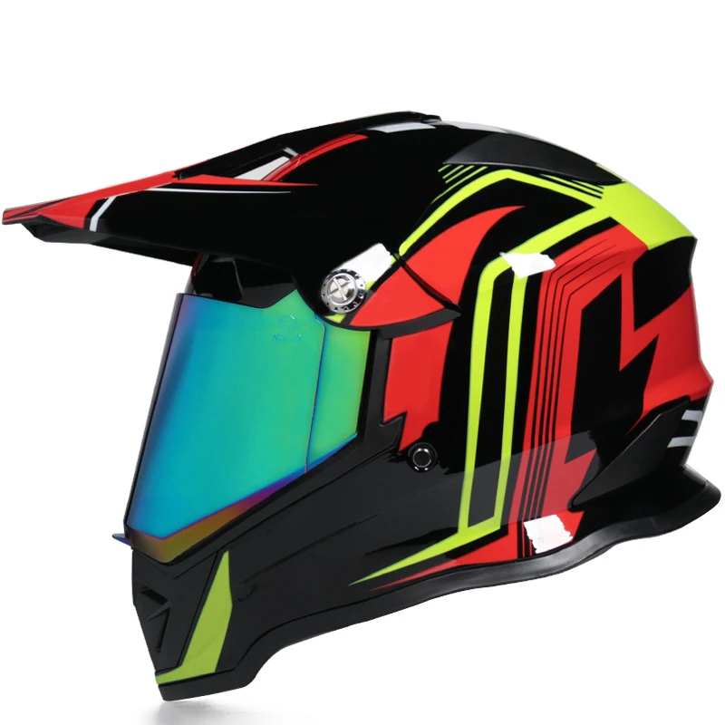 Off Road Motorcross Motorcycle Helmet Motorbike Crash Cascos Moto Enduro Casque Racing Dirt Bike Tracker Capacete De | Автомобили и