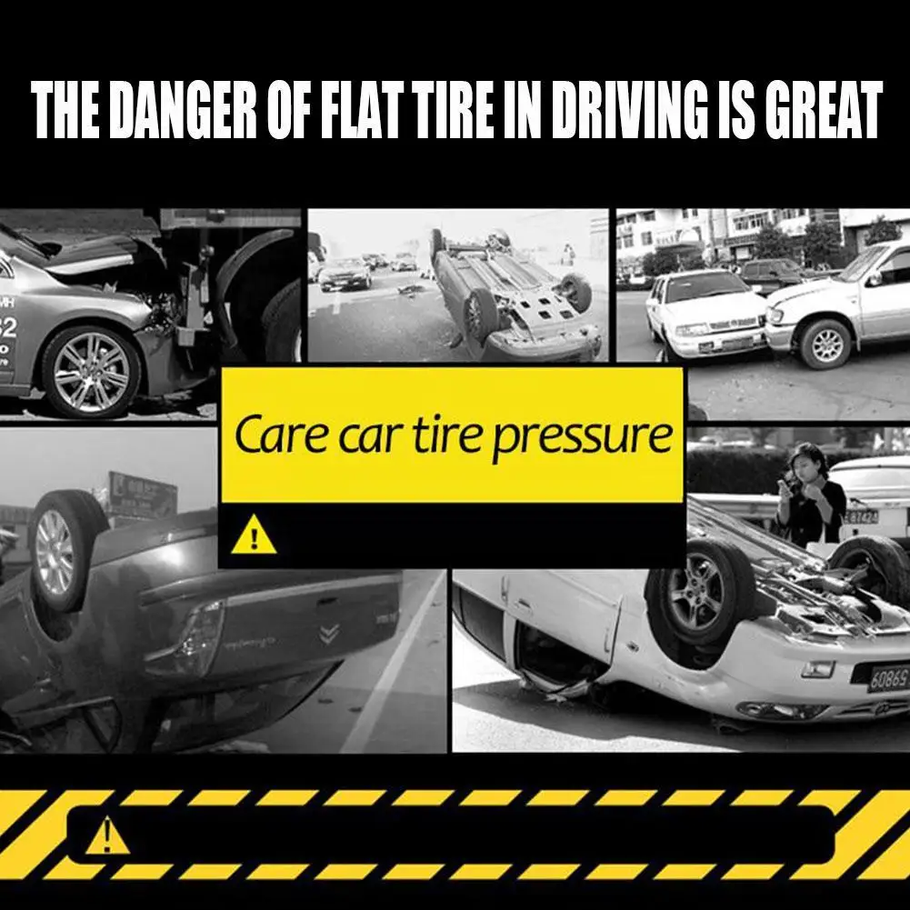 1 шт. Портативный автомобильный воздушный компрессор Цифровой насос для шин 12