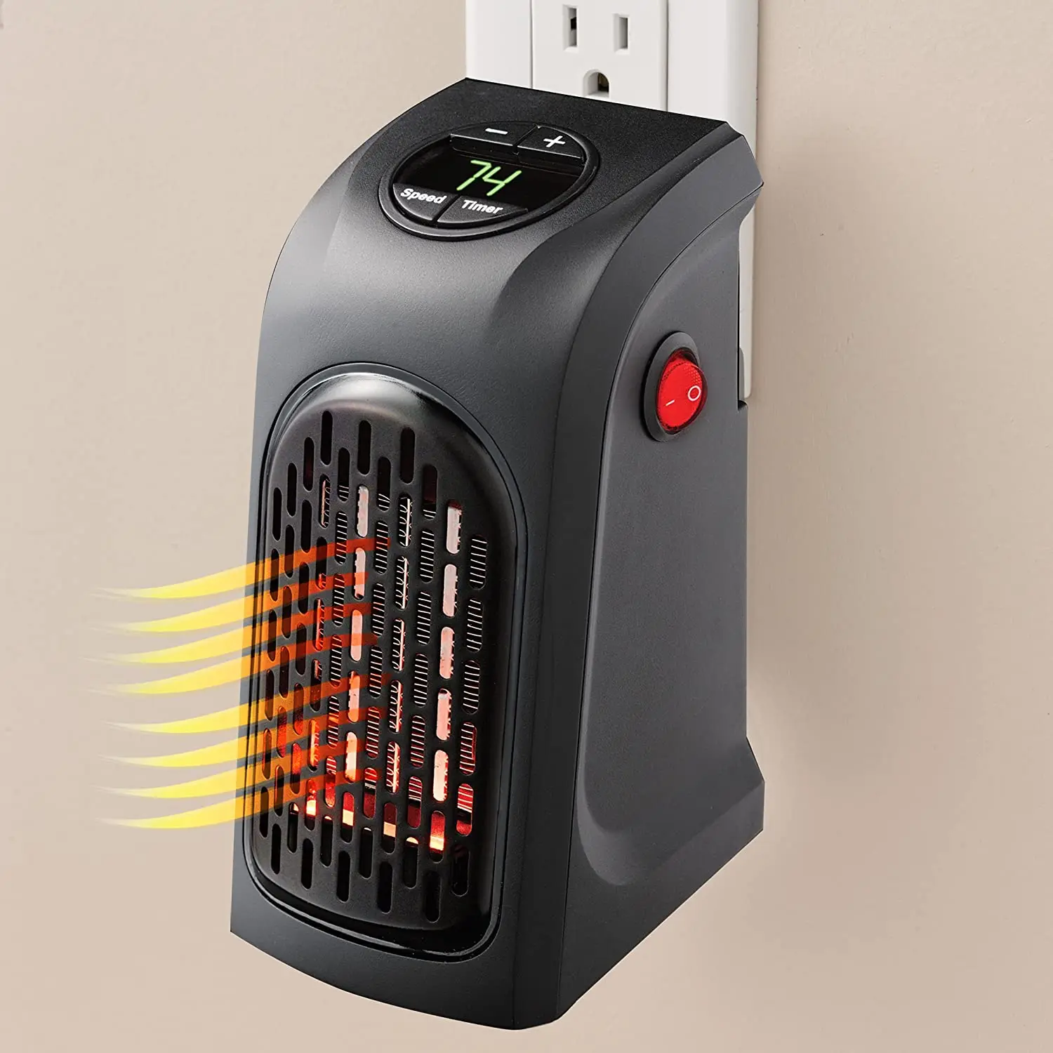 

Mini Electric Space Heater Portable Desktop Fan Heater PTC Ceramic Heating Warm Air Blower Home Office Warmer Machine