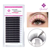 genielash 1pc individual eyelashes professional volume eyelash extension high quality mink eyelashes makeup lashes supplies