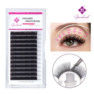 Натуральные накладные ресницы, 1 шт., профессиональные объемные ресницы высокого качества, норковые ресницы для макияжа
