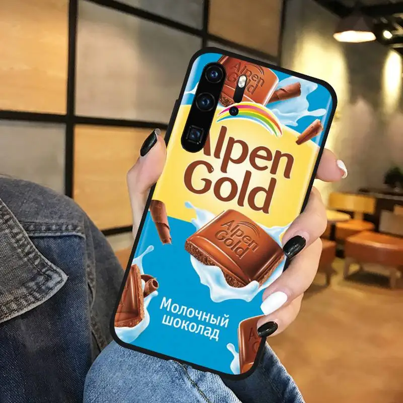 

Funny Chocolate Russian Phone Case black For Huawei honor Mate mate P 10 9X 10i 20 30 40 y7 lite pro p smart 2019