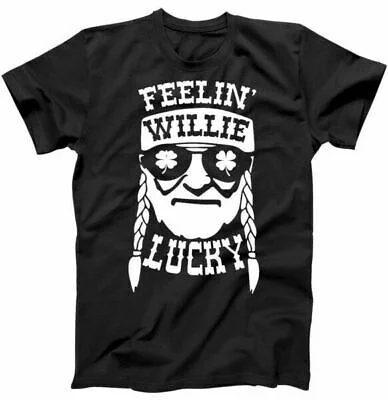 

Feelin Willie Lucky T-shirt US cotton Impression 2020 Funny Vintage Gift For Men