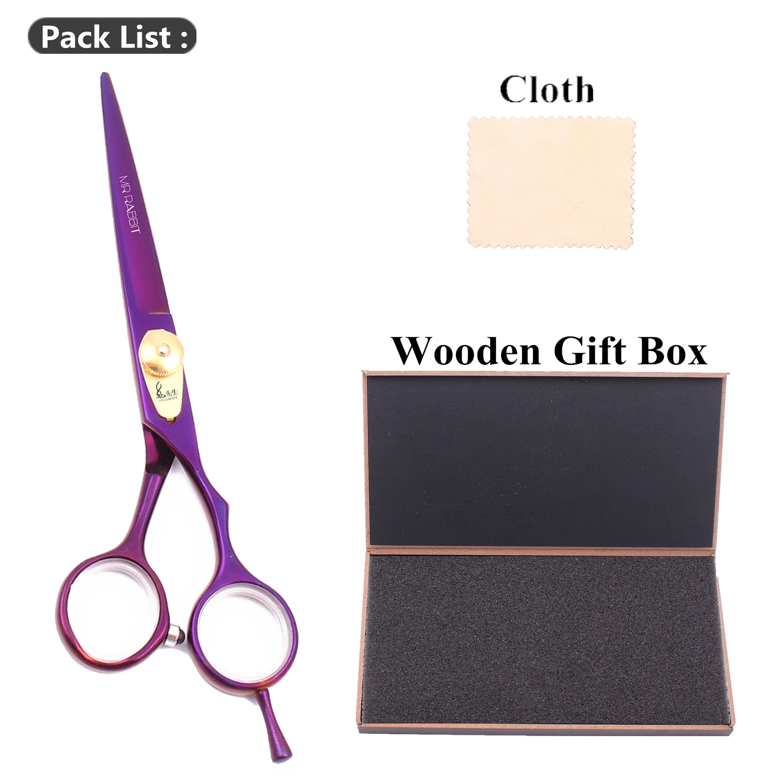 Парикмахерские ножницы 5 дюйма Японские Стальные Ножницы Mr для стрижки кроличьей