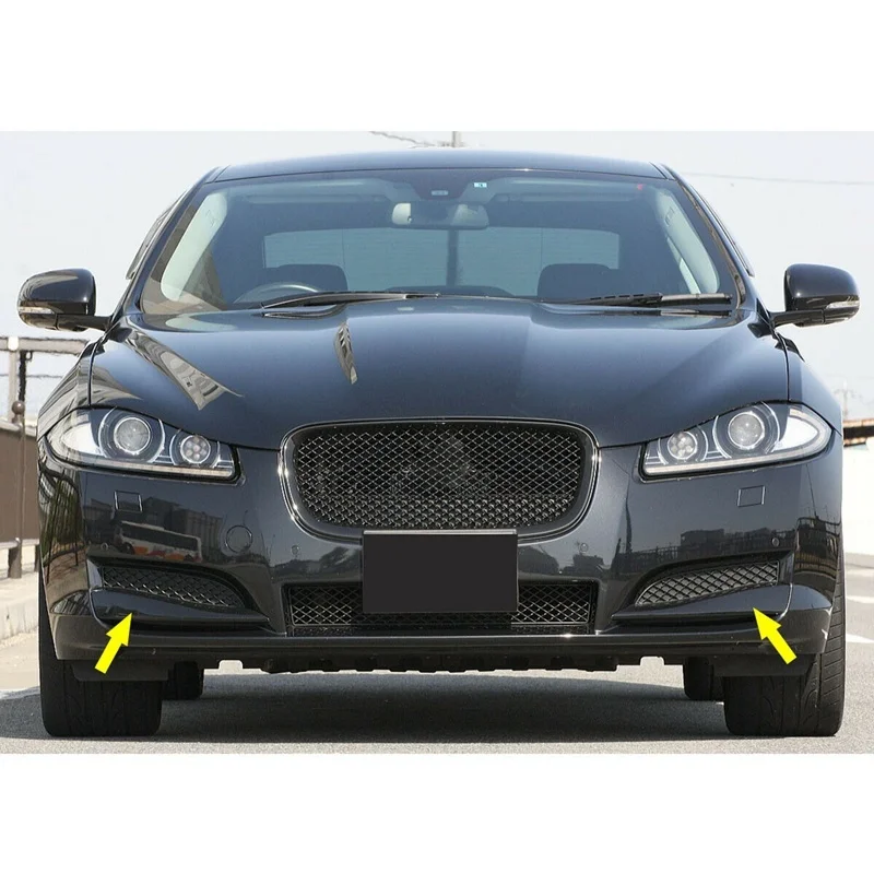 

Front Fog Lamp Grill Grille Cover Trim Strips Side Grille Trim Molding Blade for Jaguar XF 2012-2015 C2220505 C2220501