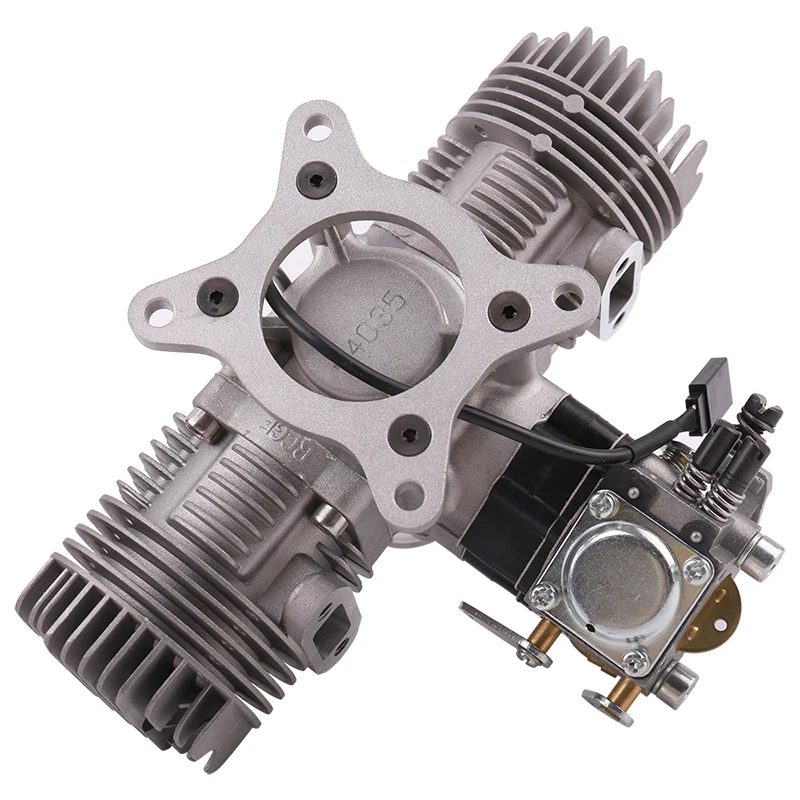 Двухцилиндровый бензиновый/бензиновый двигатель RCGF 31cc с