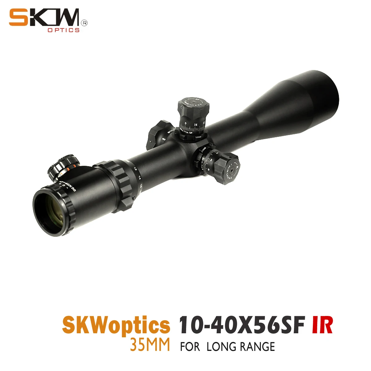 SKWoptics 10 40x56 прицел для винтовки с боковой фокусировкой 35 дальний подсветкой
