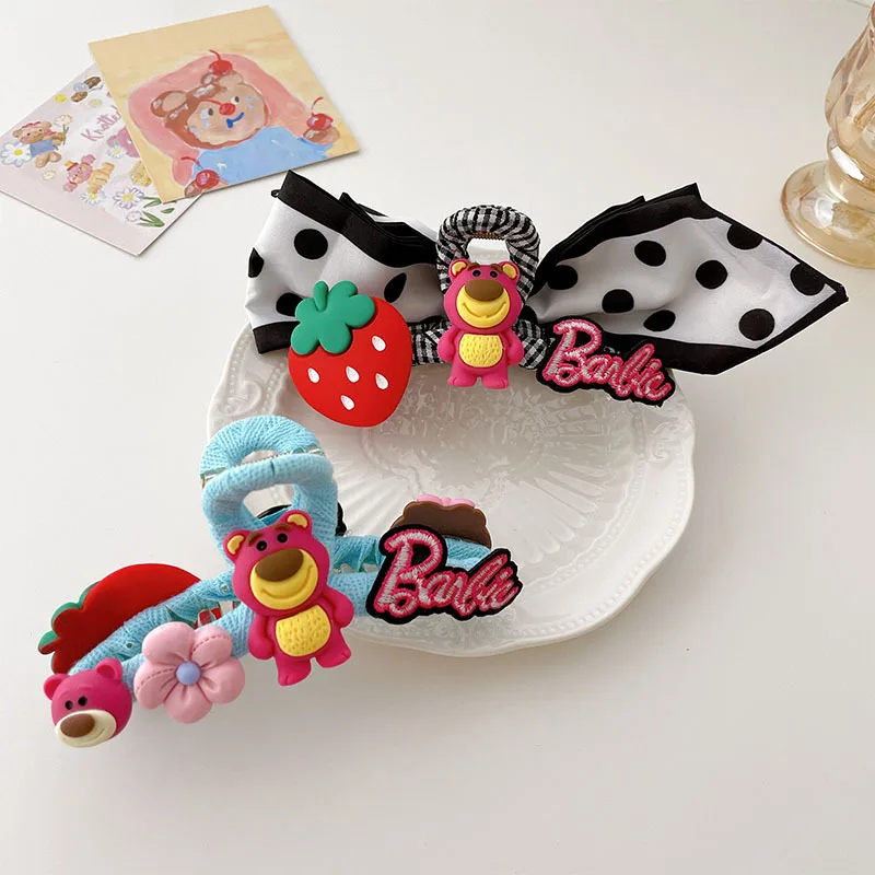 

Корейский повязка с бантом, женская летняя Заколка-лента с захватом, мультяшное украшение, зажим с акулой