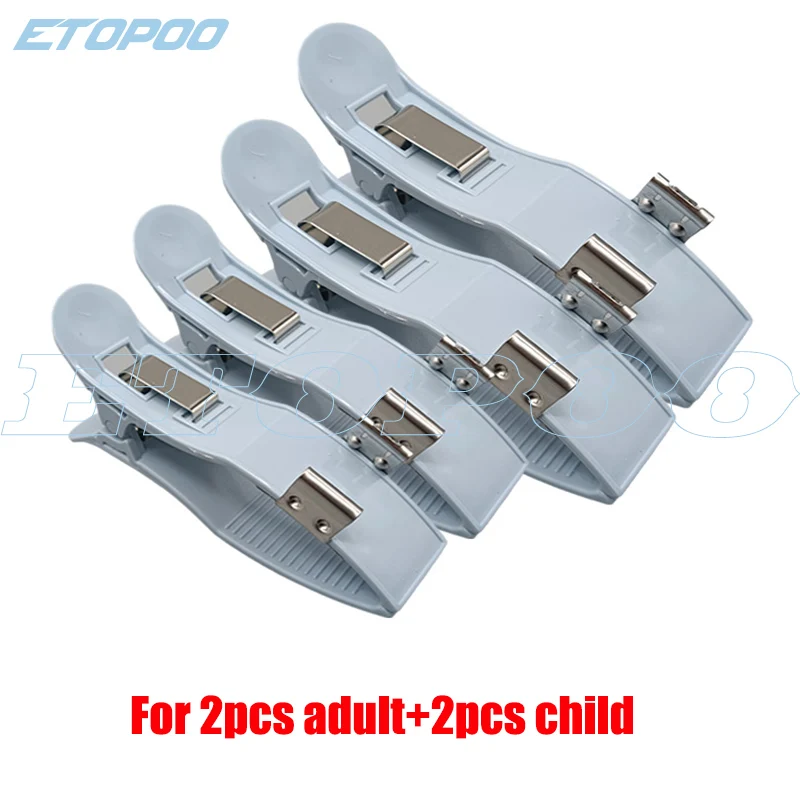 

4 шт./компл. ЭКГ клипса электрод для взрослых или детей педиатрический применяются к BCI Bionet Biolight Contec Datex Edan GE Monitor