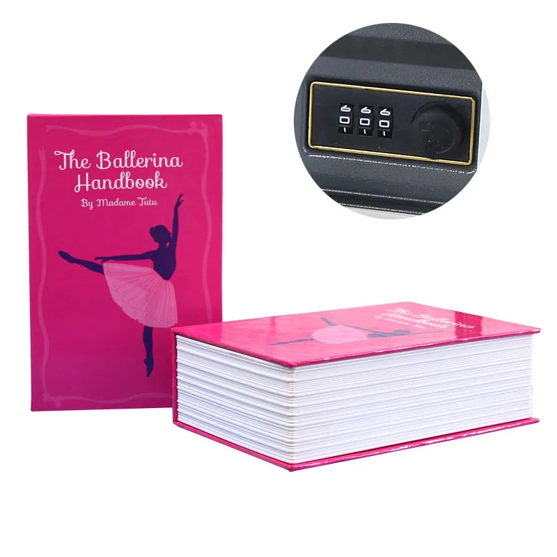 Rose dancer Big Metal Piggy Bank Story Book Dictionary Password Safe Cash Kids Saving Money Box Alcancias Creativas Secure Hidden Coin Jar - Цвет: Rose dancer