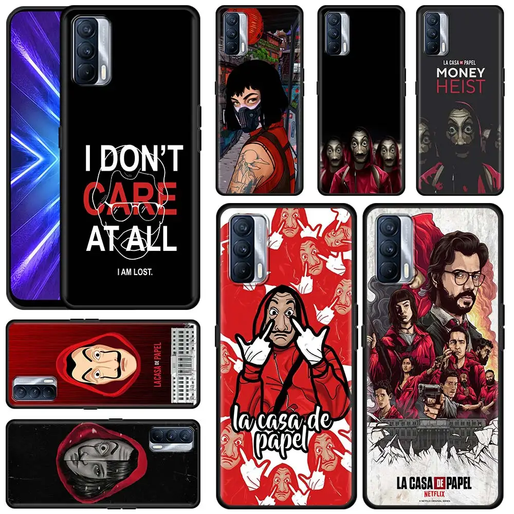 

Money Heist TV Silicone Phone Case For Google Pixel 4a 5 4 XL Realme XT GT Master X7 X50 Q2 Pro Soft Back Shell Cover