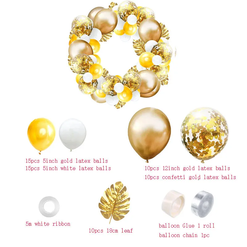 12-дюймовый металлический цветной венок с воздушными шарами воздушный шар