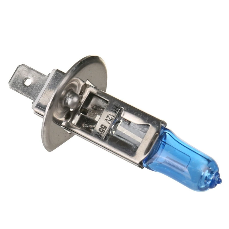 

2X H1 6000K Xenon Gas Halogen Headlight White Light Lamp Bulbs 55W 12V