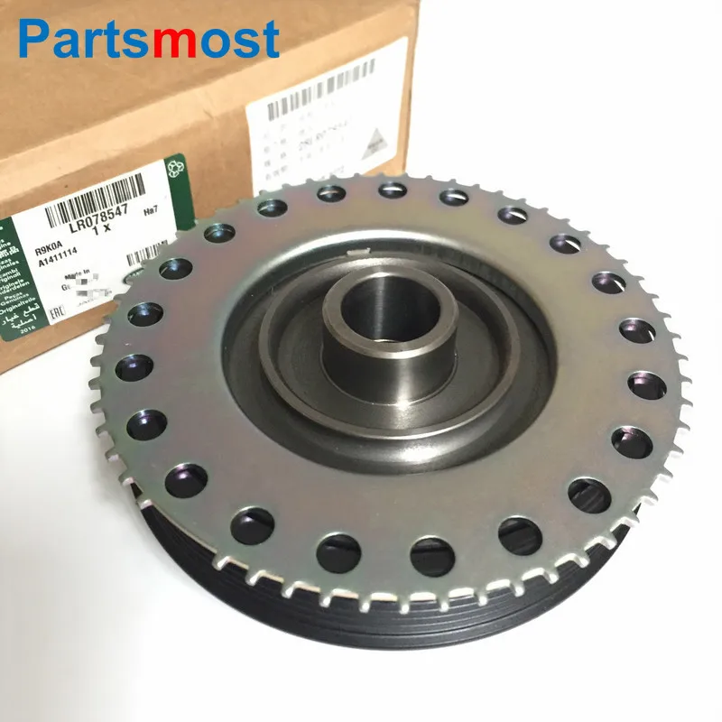 Шкив коленчатого вала для Land Rover freelander LR2 Evoque Discovery Sport Volvo XC60 XC90 S80 60 40 Ford 31480378 LR025252 LR078547