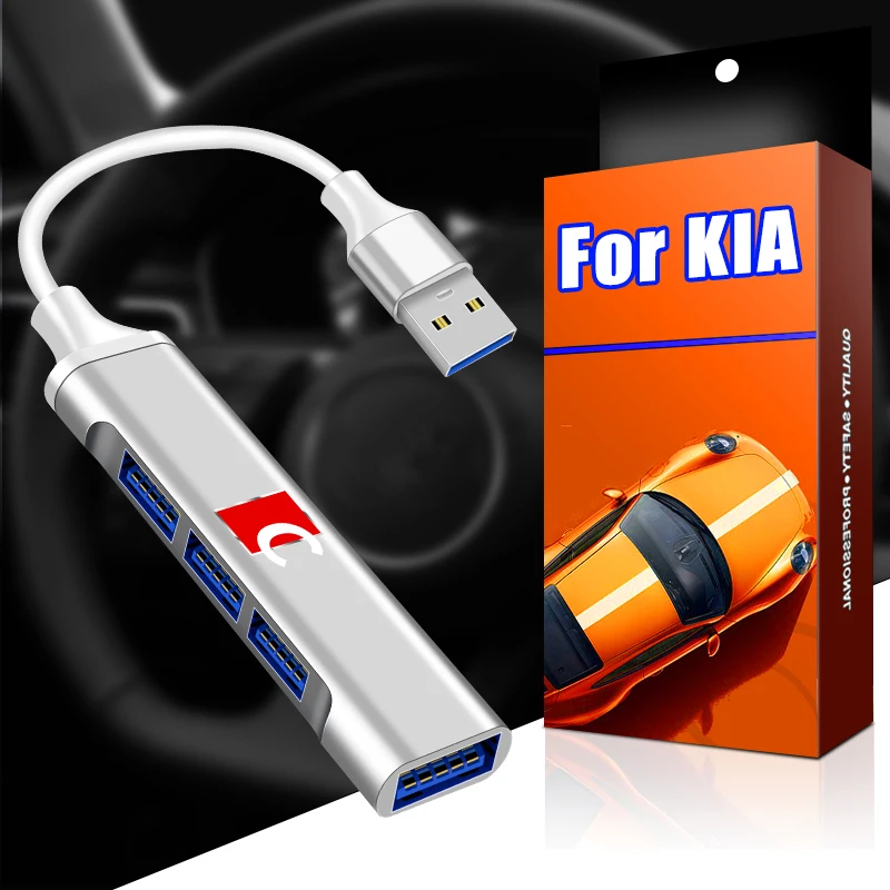 Автомобильный удлинитель с 4 портами типа C/USB на USB 3 0 2 OTG адаптер конвертер для Kia K2