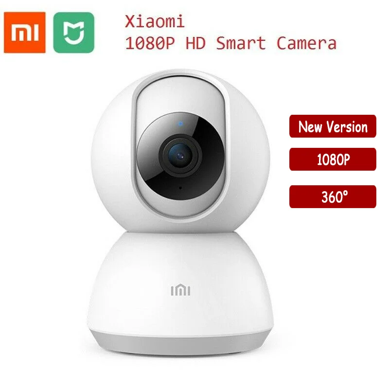 Xiaomi Mijia умная ip-камера 1080 p 360 градусов монитор для детей камера видеонаблюдения ночная версия веб-видео камера для приложения Mijia