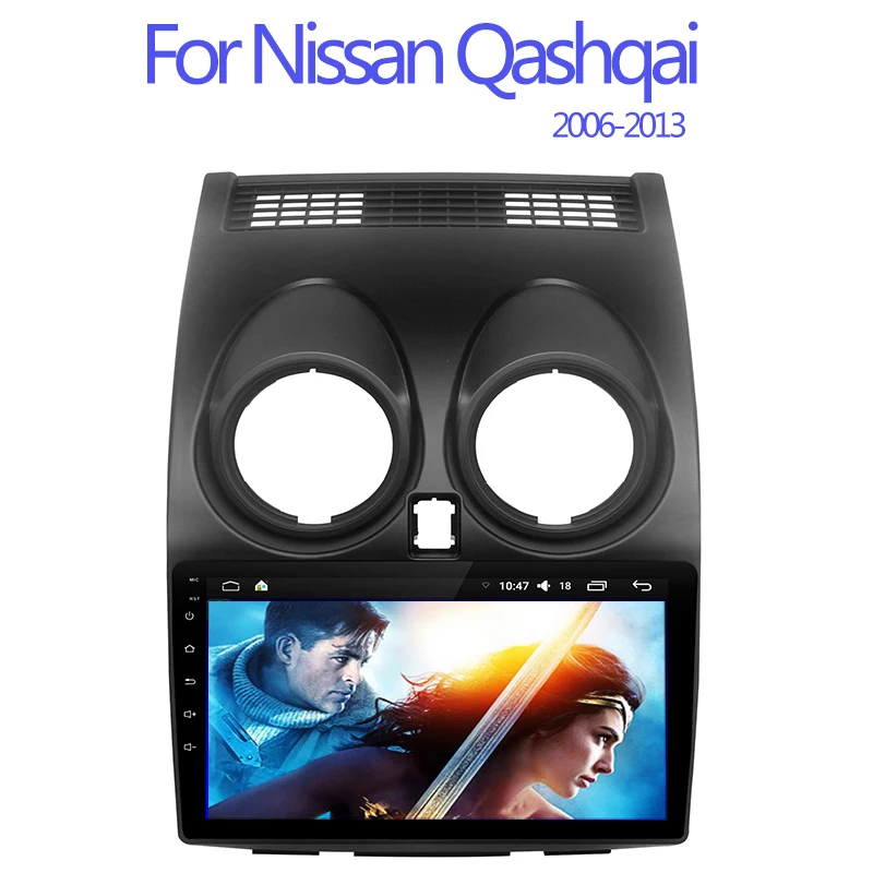Android 8 1 автомобильный мультимедийный плеер 9 дюймов для Nissan Qashqai 2006-2013 gps навигация