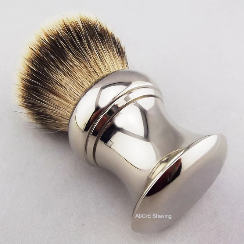 Большой размер пена для бритья щетка узел 29 мм Silvertip Badger Hiar тяжелая металлическая ручка