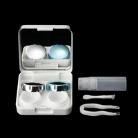 Набор для линз: контейнер, бутылка для раствора, пинцет и лижка-присоска для твёрдых линз#3