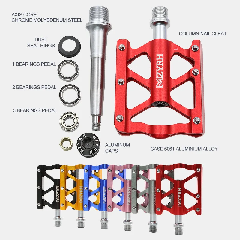 Полые сверхлегкие педали для велосипеда из алюминиевого сплава запчасти спорт