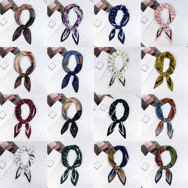 Квадратный шарф маленький квадратный атласный искусственный шелковый женский