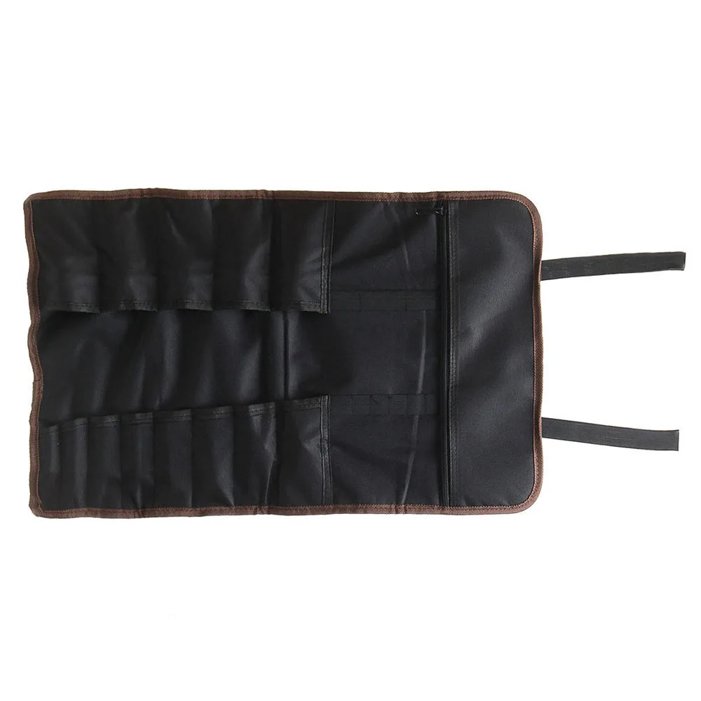 

Portable Chef Cutter Bag Roll 14 Pockets with Handles Carry Case Kitchen Storage Bags FBS889