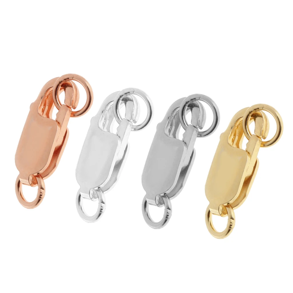 4 шт. 925 коготь лобстера застежки с петлей для брелка ювелирных изделий в поисках 12