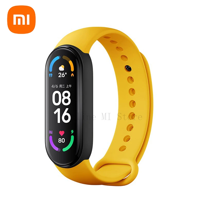 

Original Xiaomi Mi Band 6 wristband 8-color vibrant colorful wristbands sanctions are light & feel comfortable Band for Mi 6