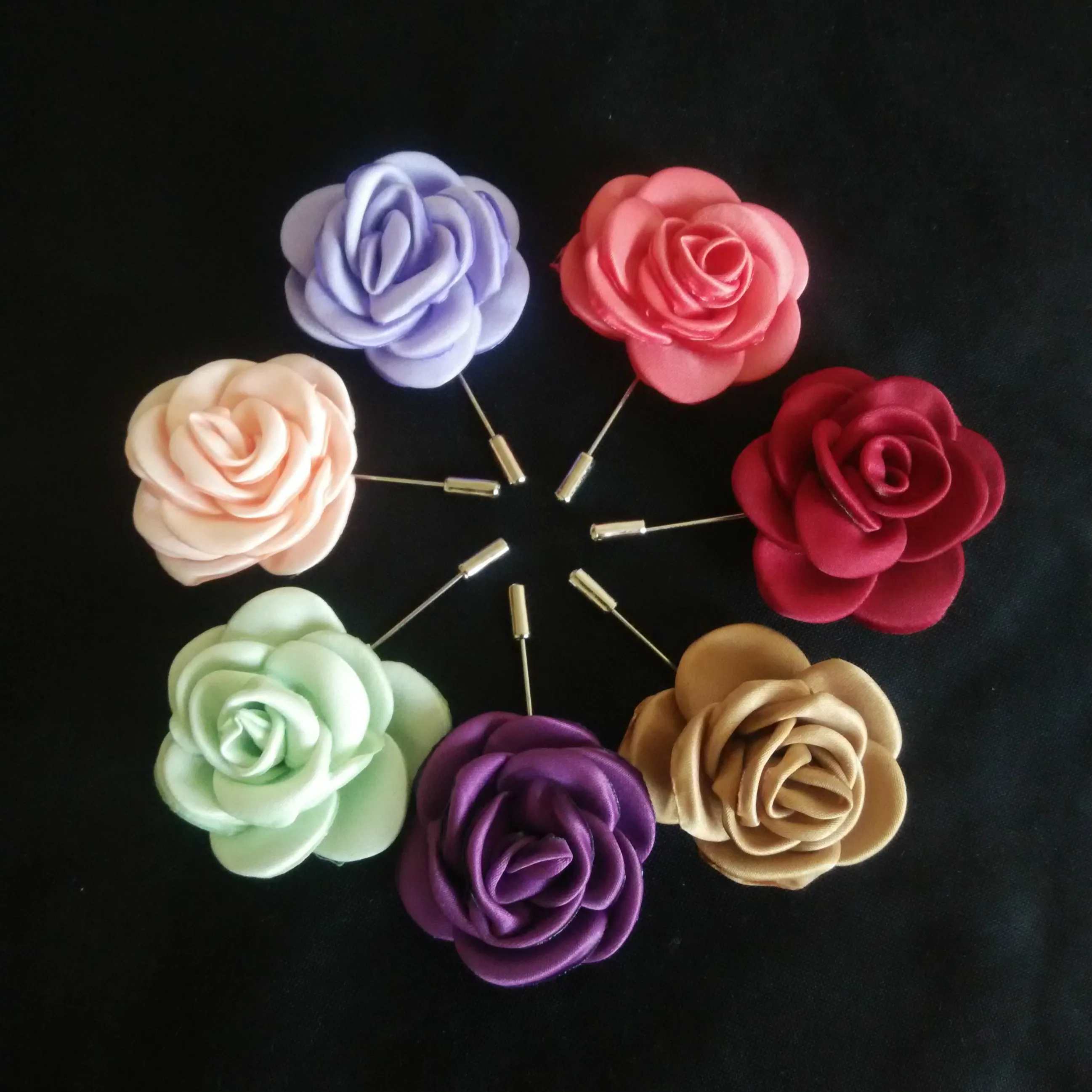 LALAVARA 20 штук с отворотом цветочным узором Палочек булавки для женщин и