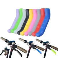 1 pair soft silicone braking anti slip handlebar grips cover for xiaomi m365 pro scooters or bicycle and ebike potective case