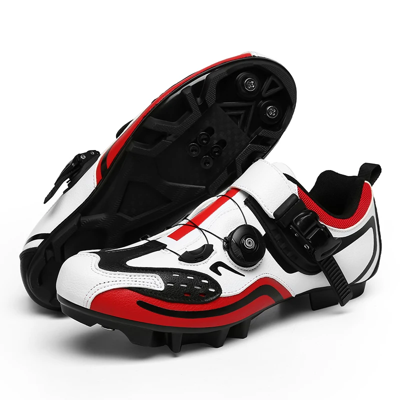 Женские и мужские полуботинки для горного велосипеда Темно-Синие на плоской